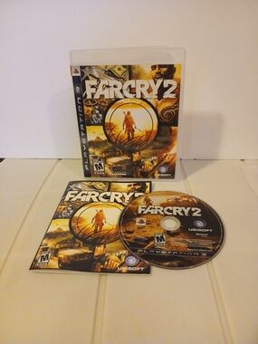 Far Cry 2 PlayStation 3 Game - Yellow/Orange Artwork PS3